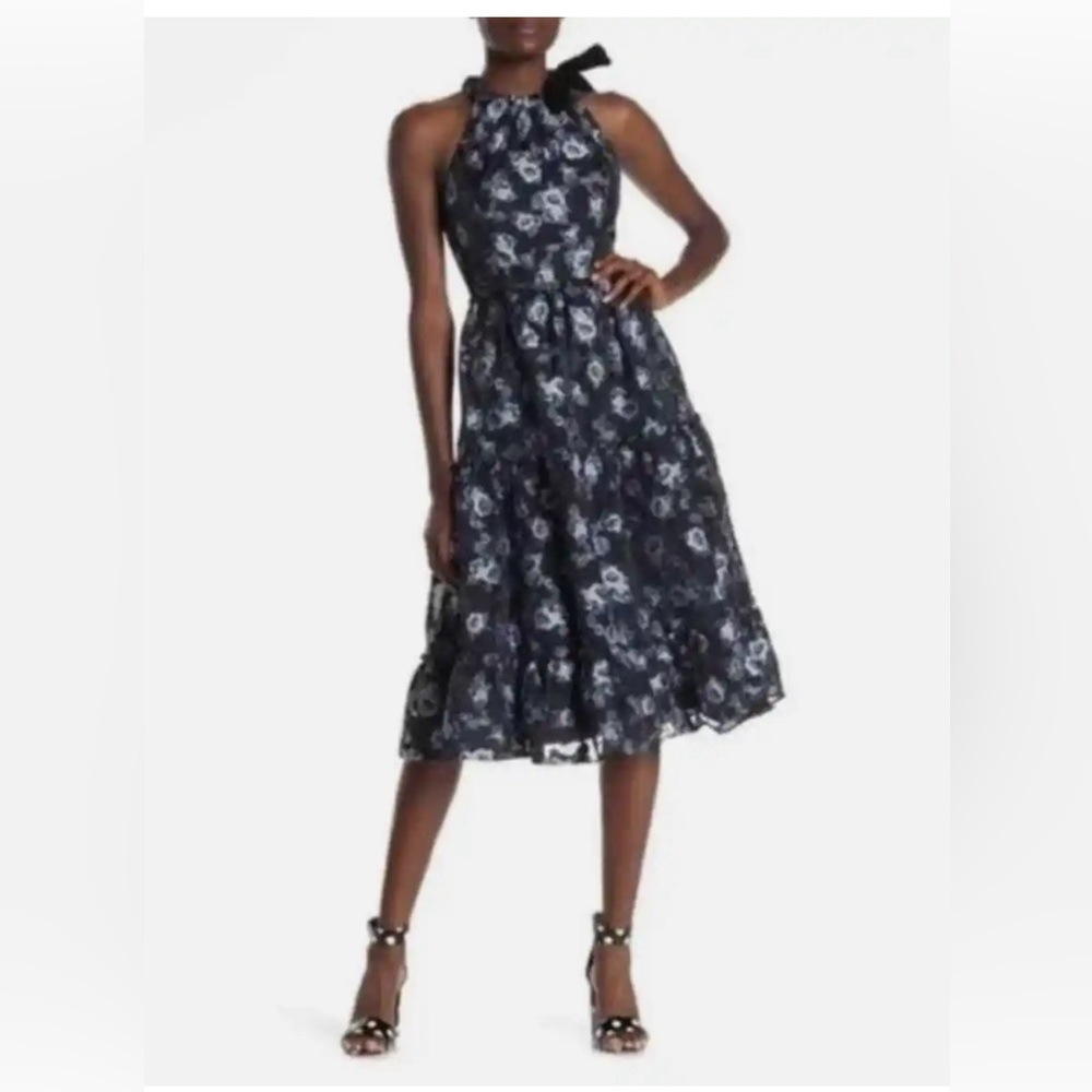 Like New [$295] Kate Spade Prairie Rose Velvet tie dress. Size 4